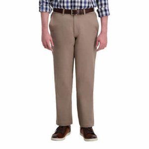 HAGGAR Ultimate Travel Pant Durable Khaki